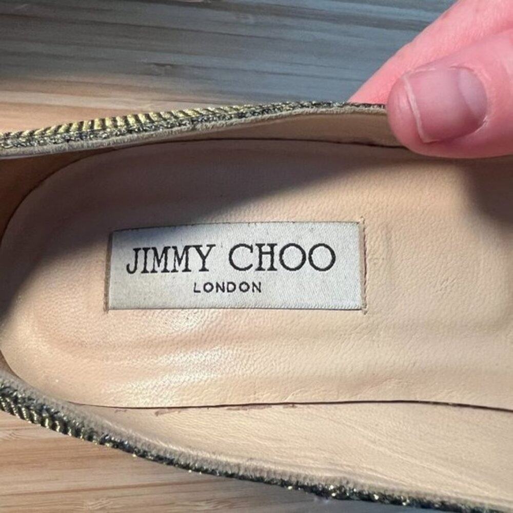 Jimmy Choo Silver and Gold Heels - Picture 9 of 11